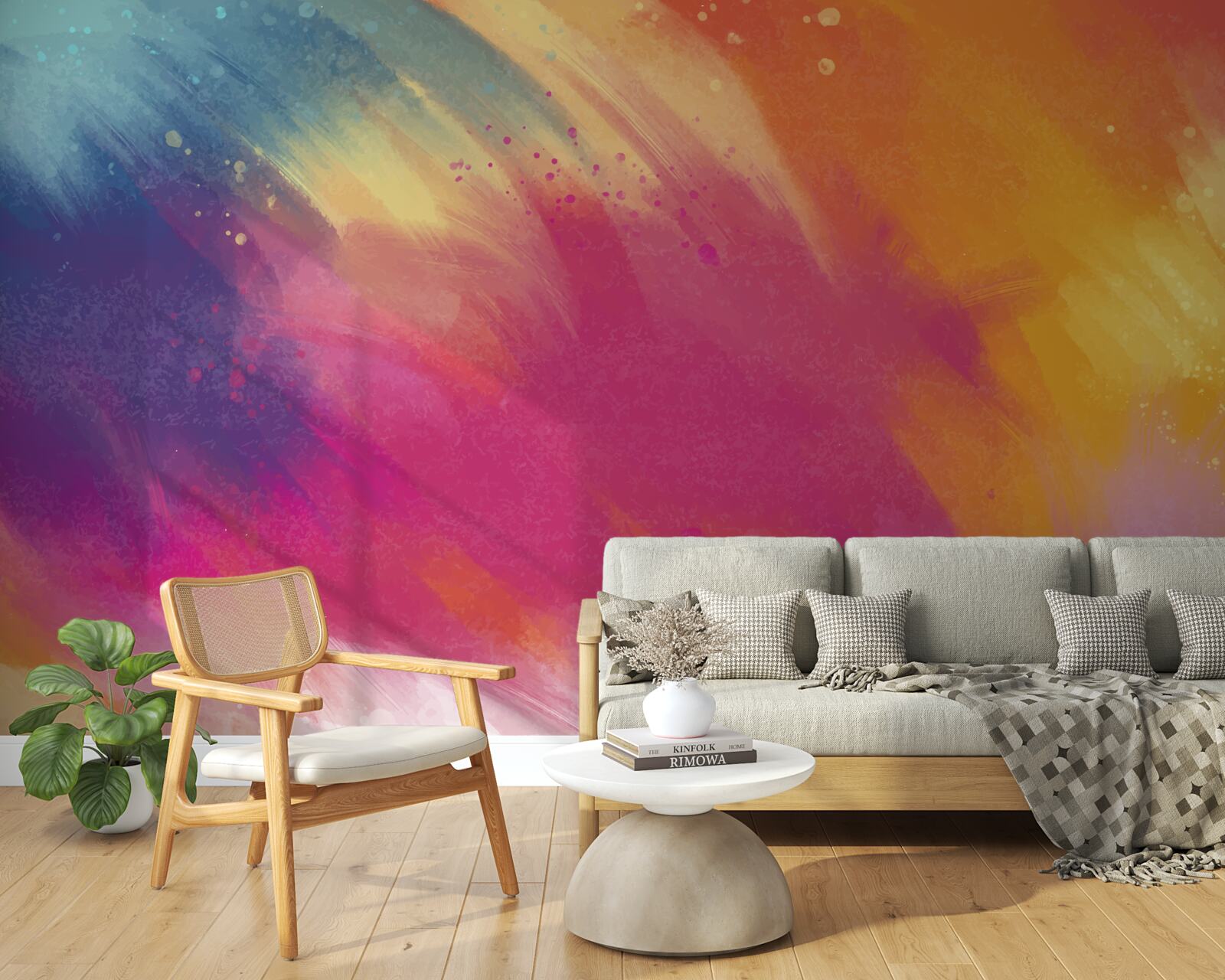 Fototapeta tęcza w kosmosie