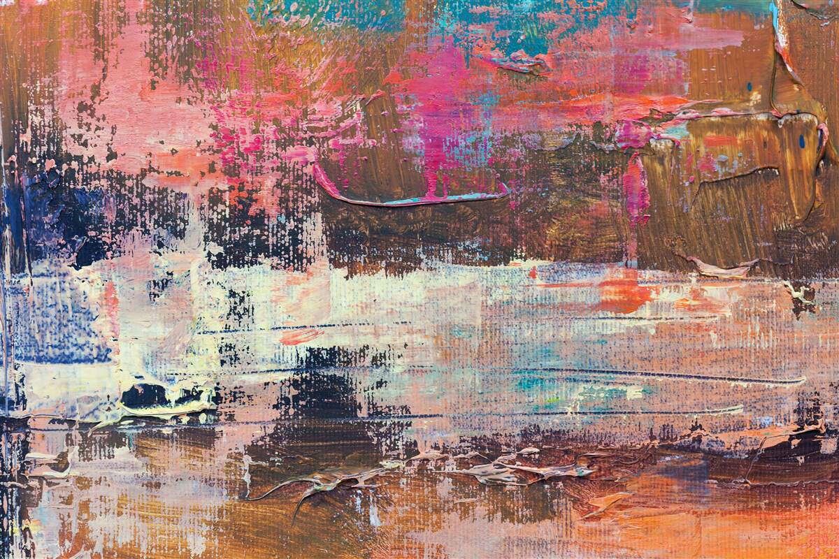 Fototapeta zachód słońca w lesie, pomalowany w różowych odcieniach