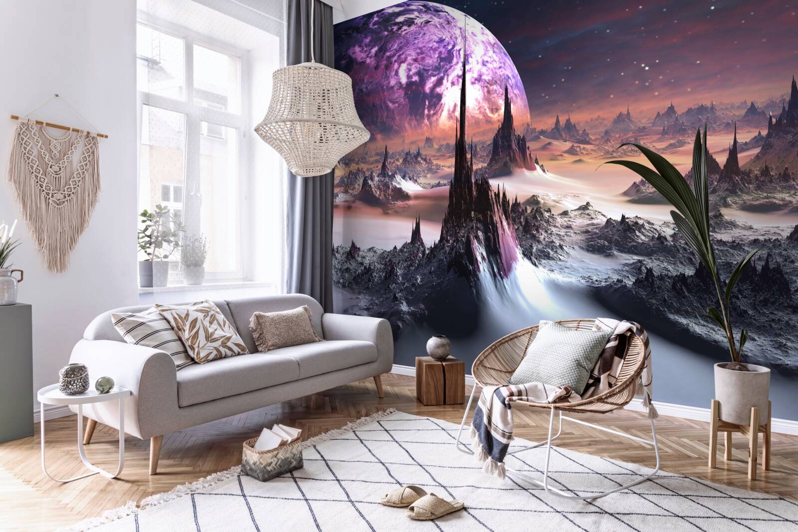 Fototapeta kosmiczny krajobraz i wszechświat