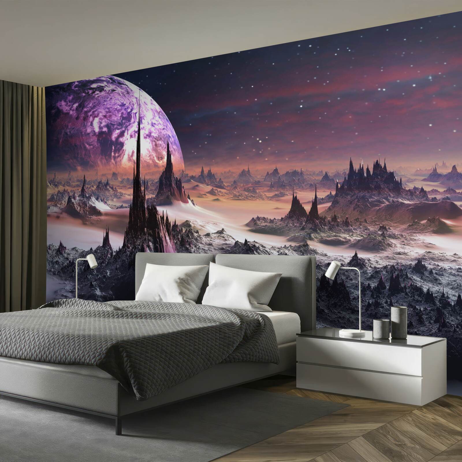 Fototapeta kosmiczny krajobraz i wszechświat