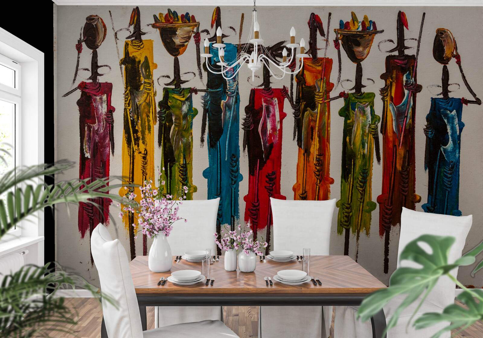 Fototapeta plemię z afryki