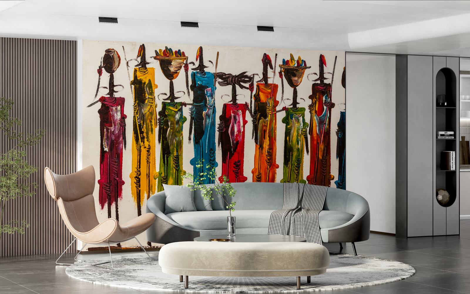 Fototapeta plemię z afryki