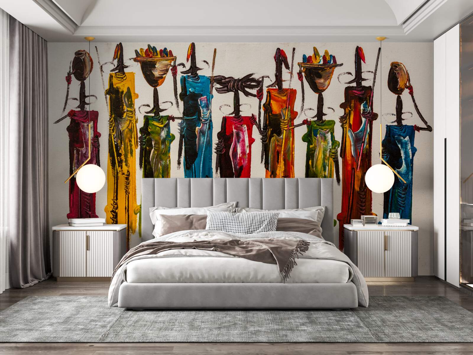 Fototapeta plemię z afryki