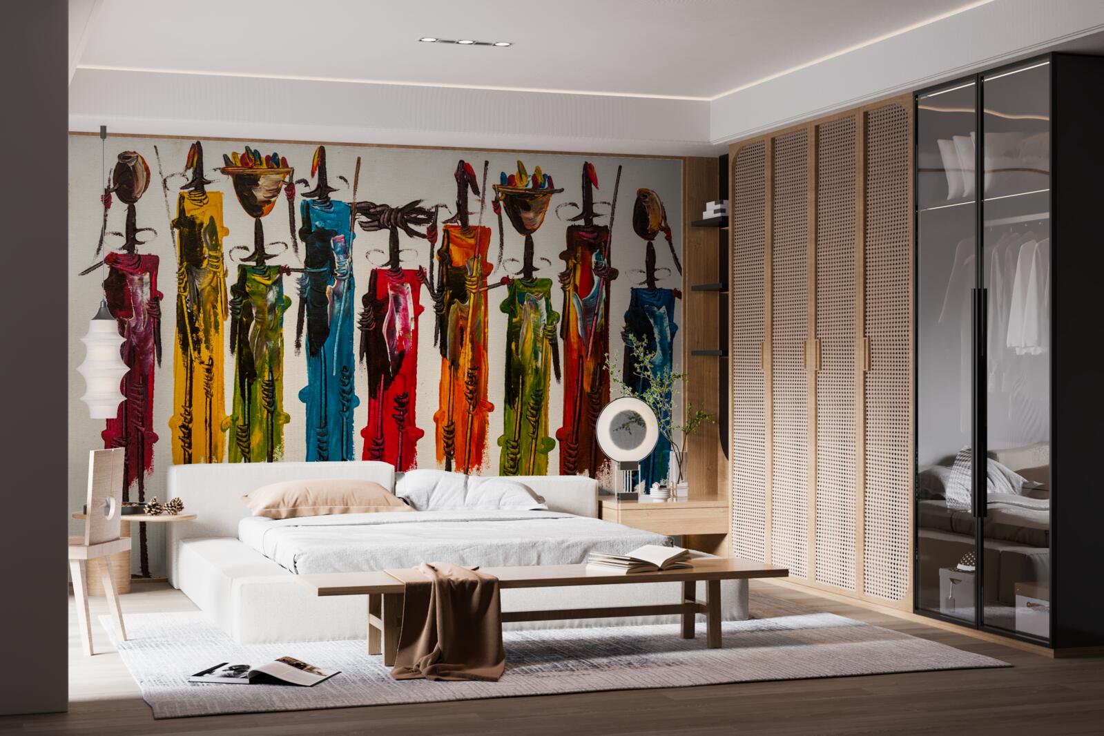 Fototapeta plemię z afryki