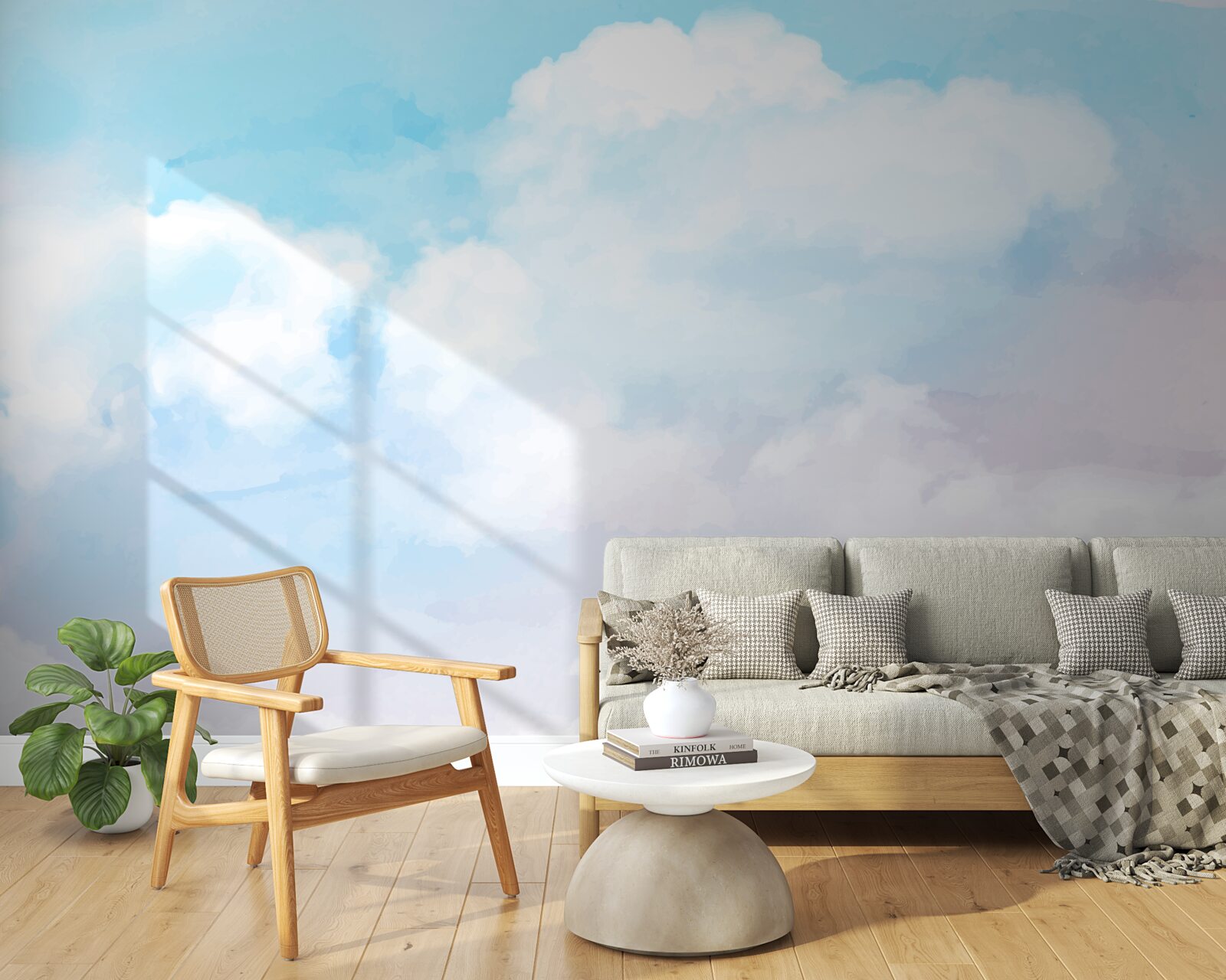 Fototapeta niebo jest jasne i kolorowe