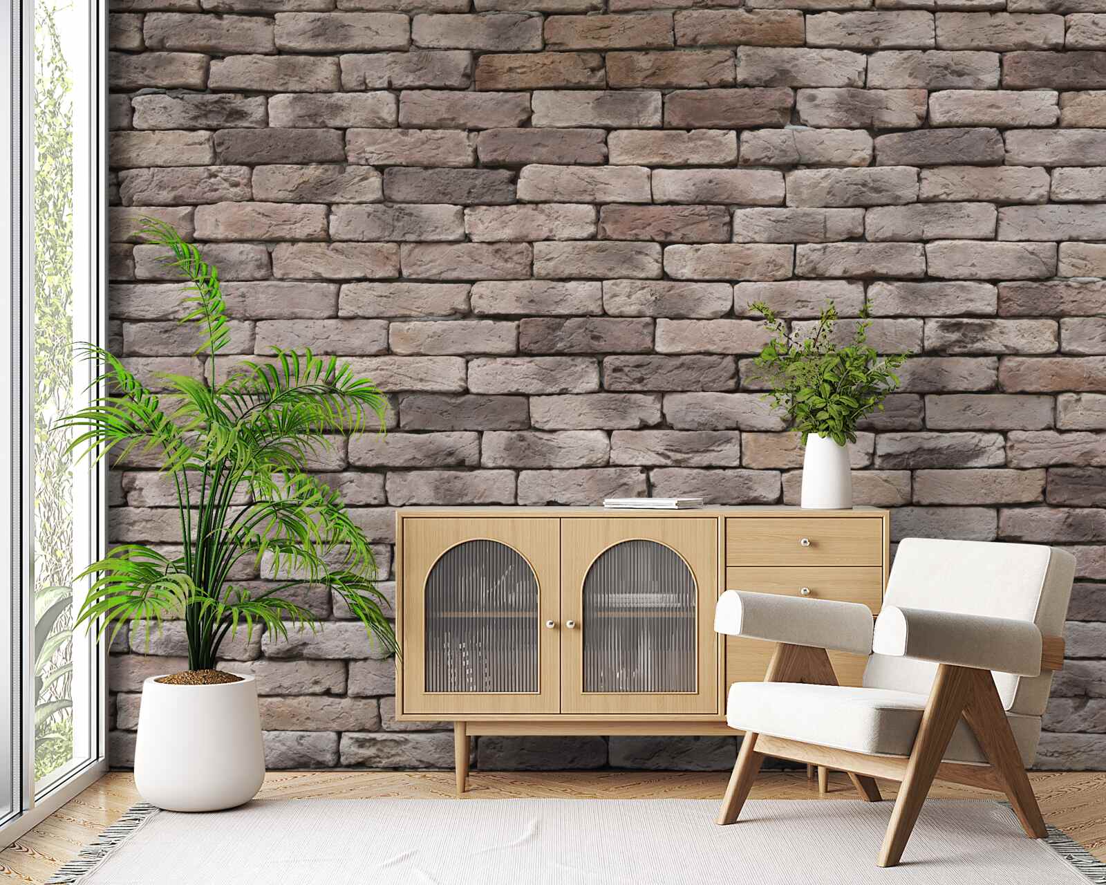 Fototapeta ręcznie formowana konstrukcja z cegły