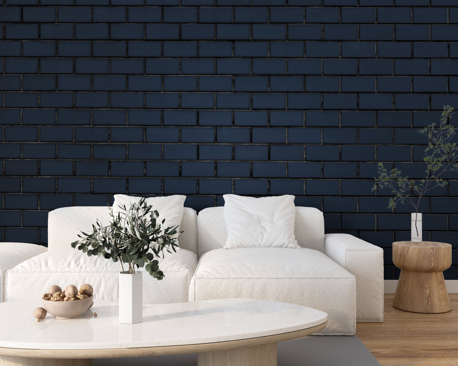 Fototapeta całkowicie ciemna ceglana ściana