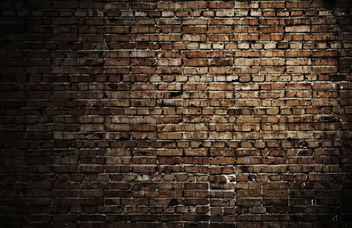 Fototapeta ciemny mur z cegły