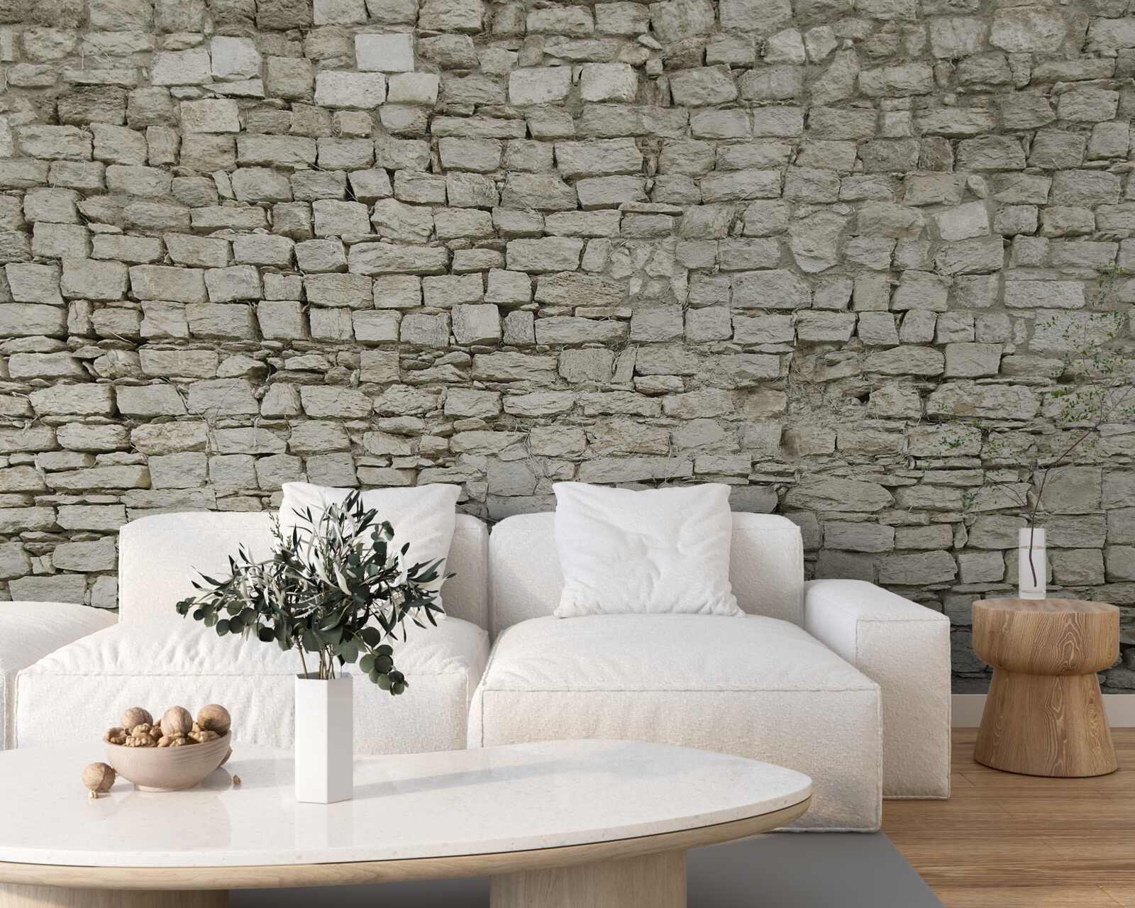 Fototapeta rozproszone układanie kamiennej ściany