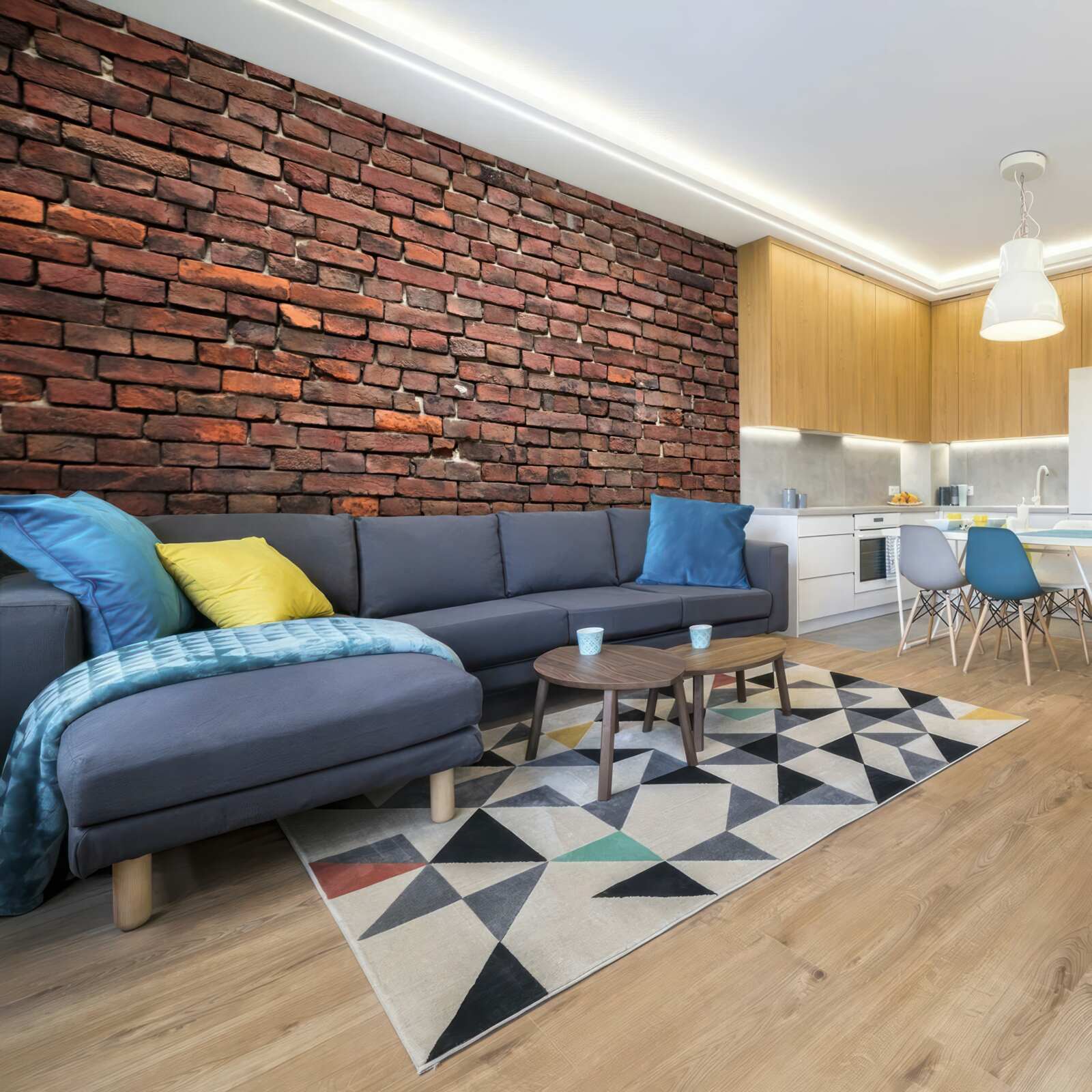 Fototapeta ciemny mur z cegły, starszy niż lata