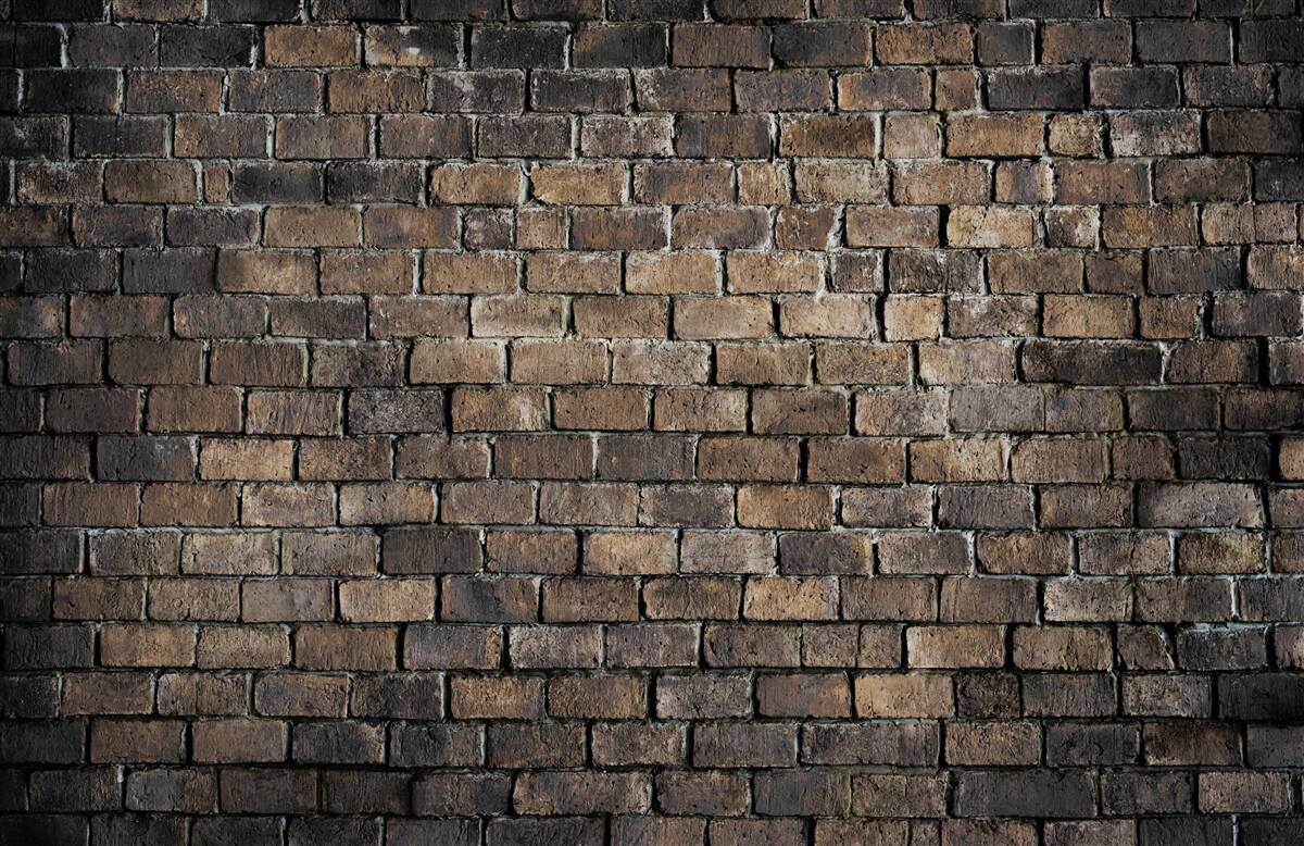 Fototapeta ciemny kolor ceglanego muru