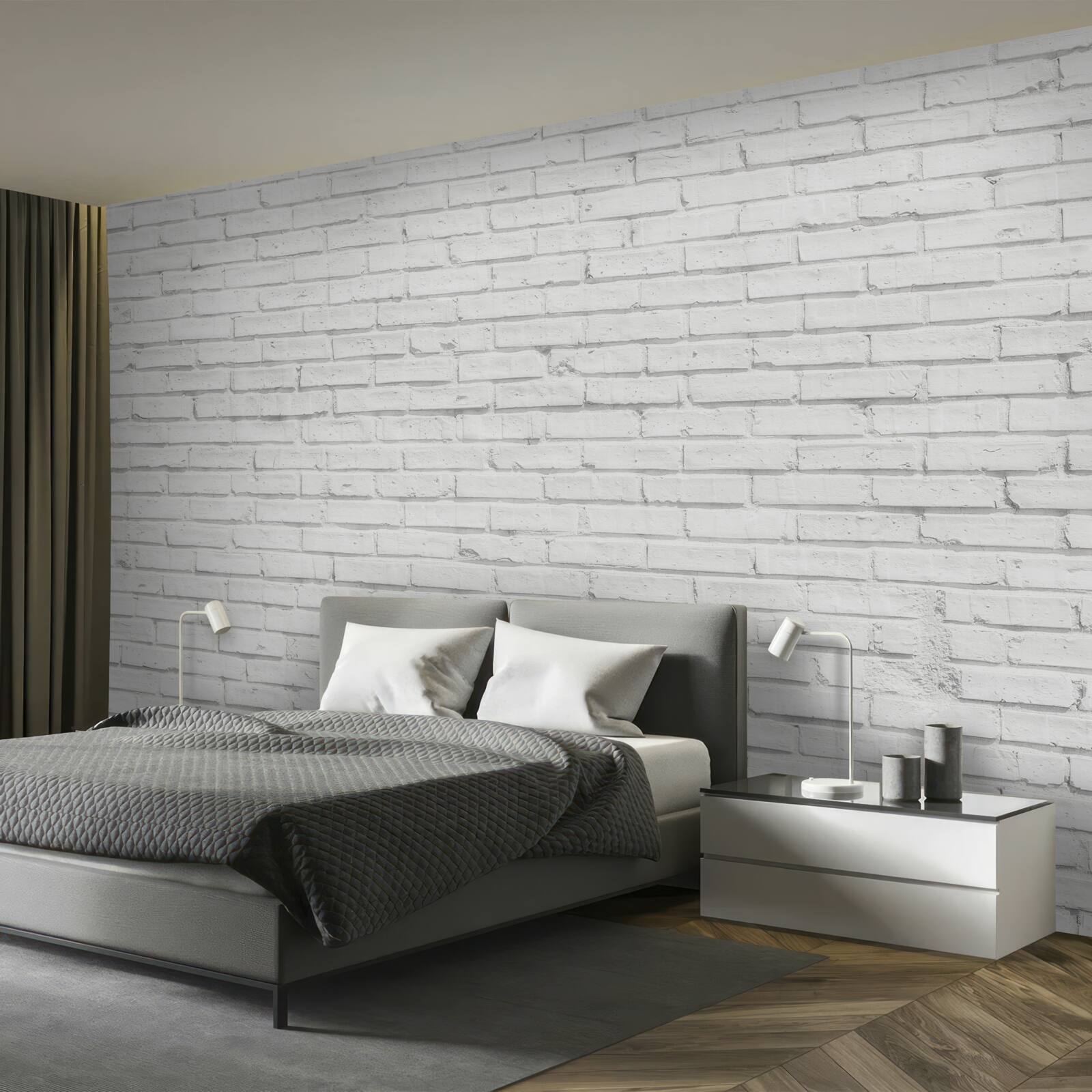 Fototapeta podstawa z białej cegły