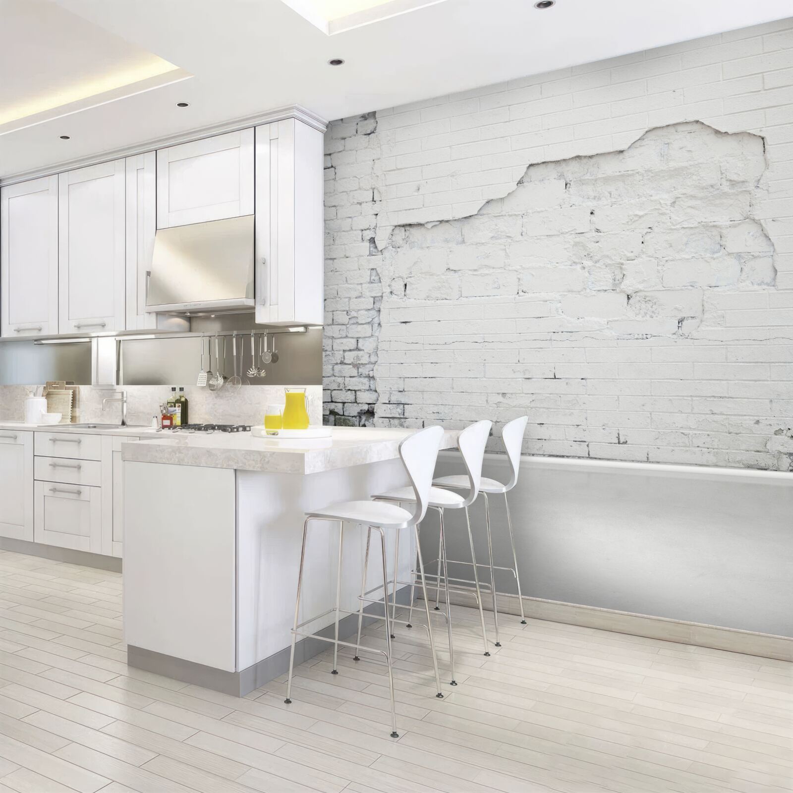 Fototapeta mur ceglany narażony na działanie czasu