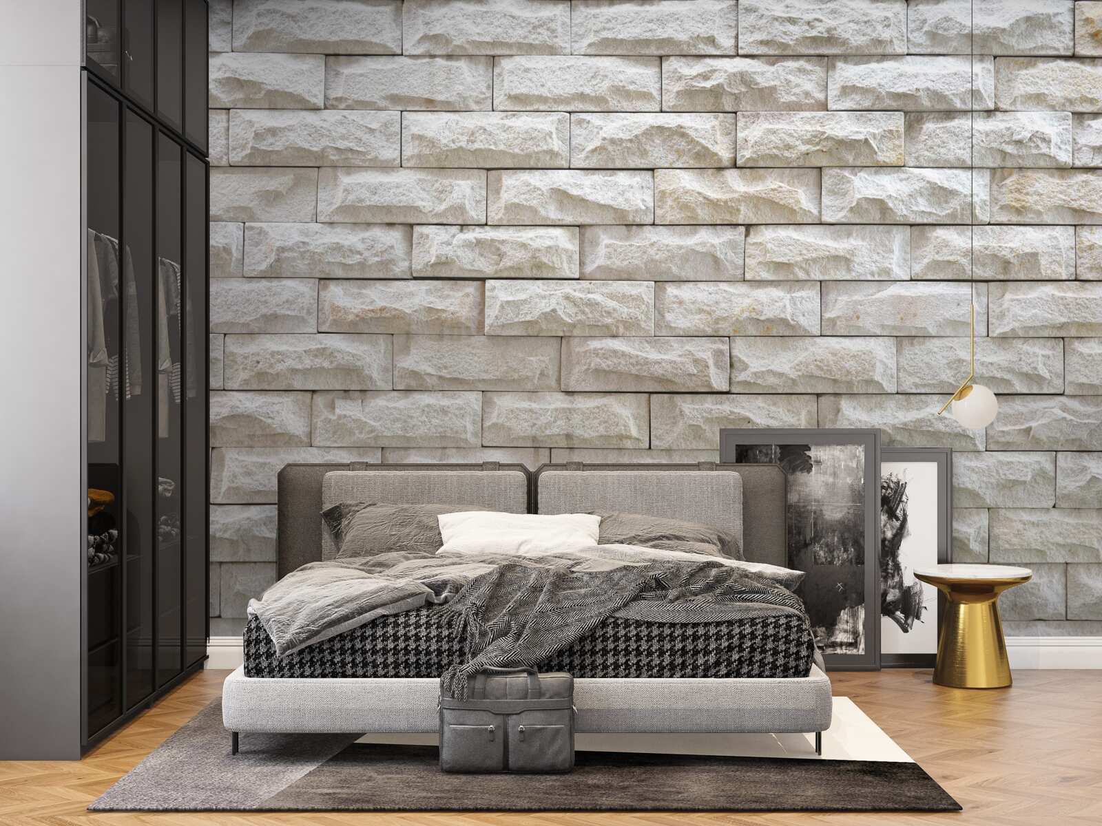 Fototapeta jasna kamienna ściana