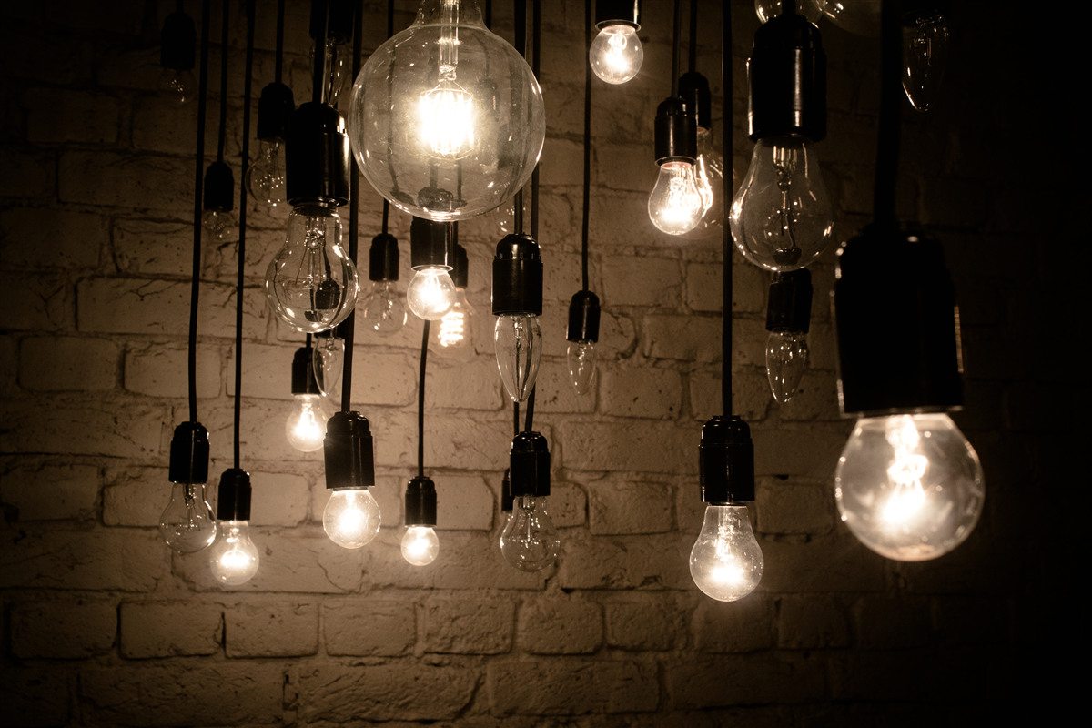 Fototapeta kształty żarówek są różne