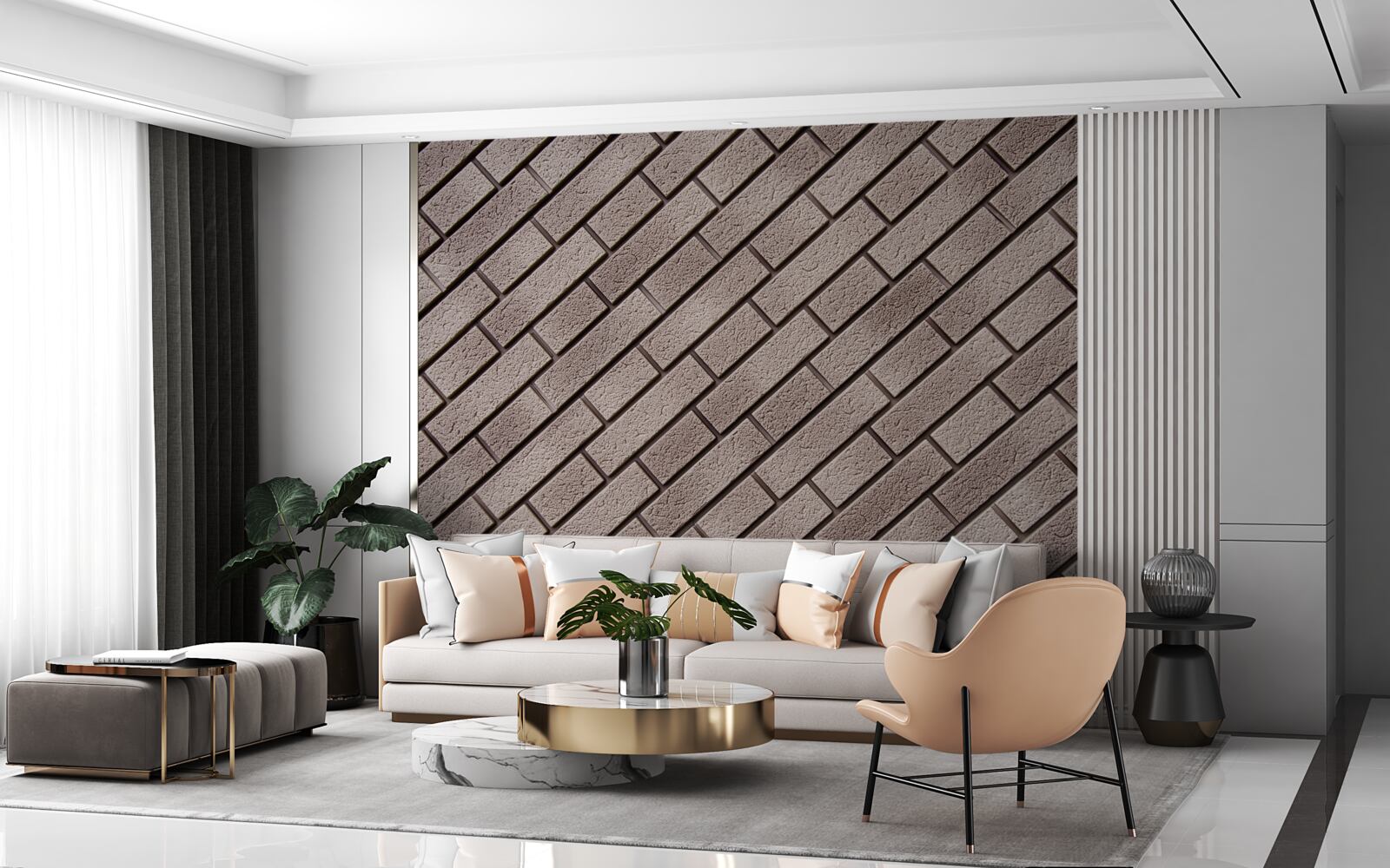 Fototapeta płyty chodnikowe w idealnym stanie