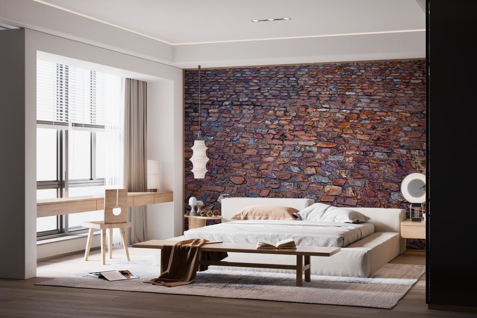 Fototapeta starożytna ulica wyłożona kostką brukową