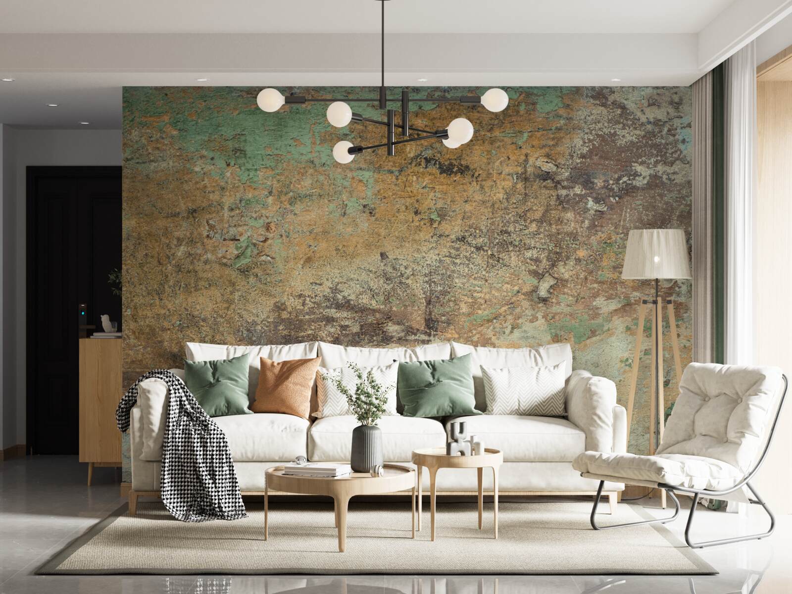 Fototapeta struktura zanieczyszczonej ściany