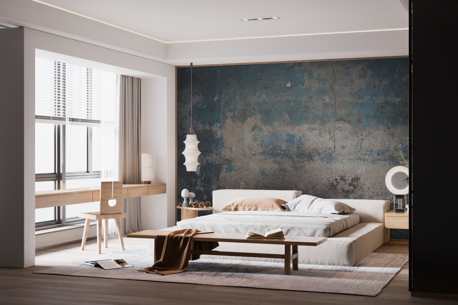 Fototapeta struktura ściany zatarta przez czas