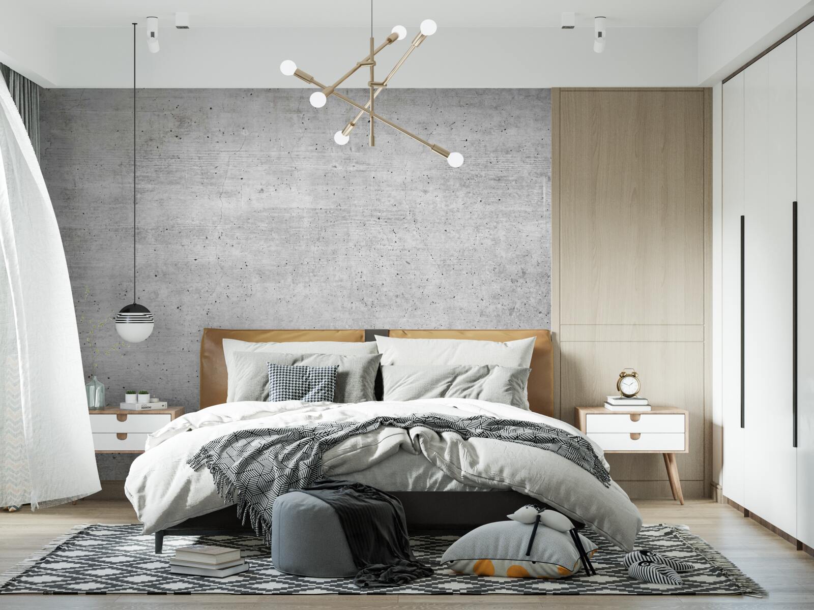 Fototapeta otynkowana szara tekstura