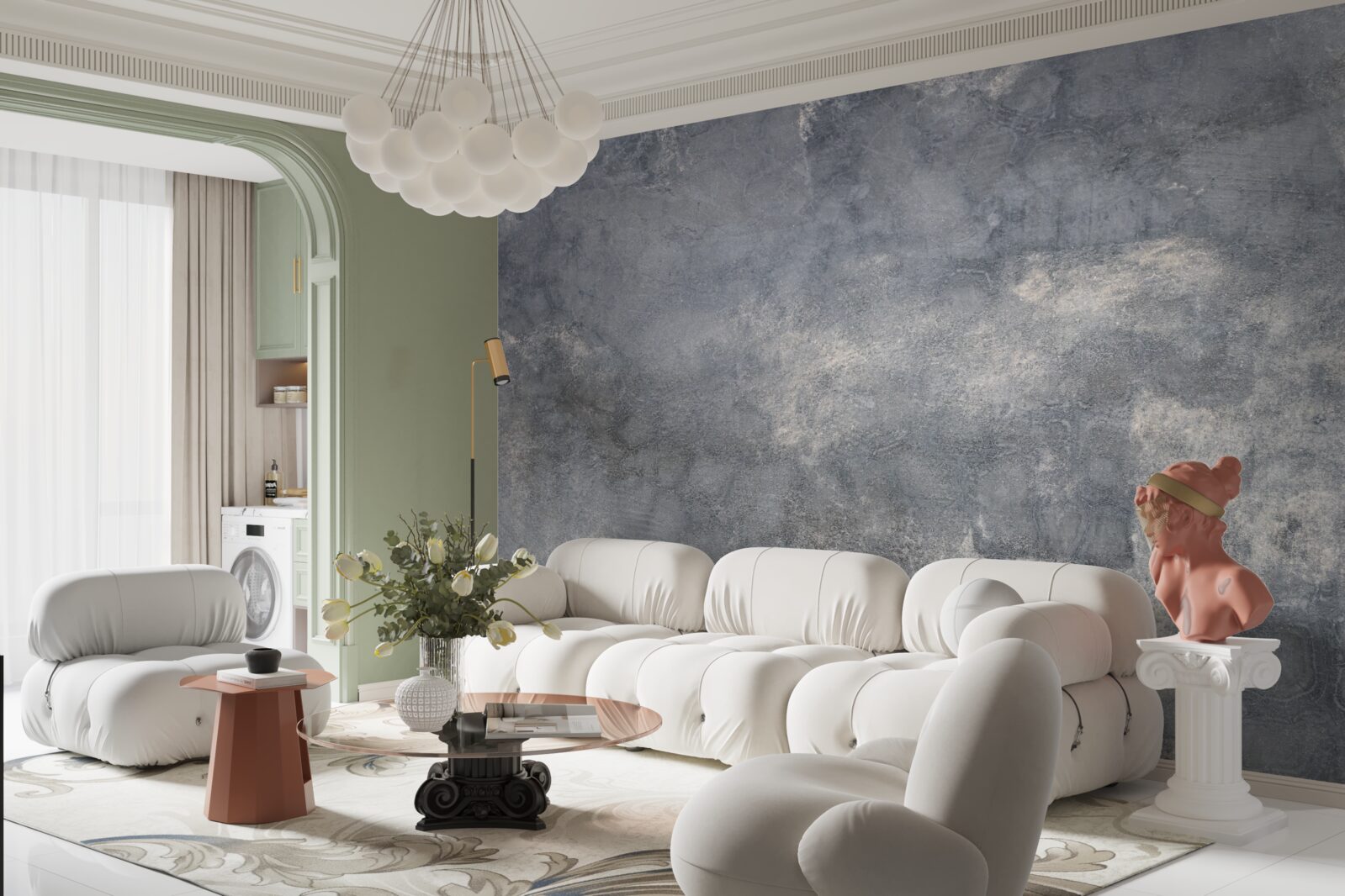 Fototapeta uformowana ściana cementowa