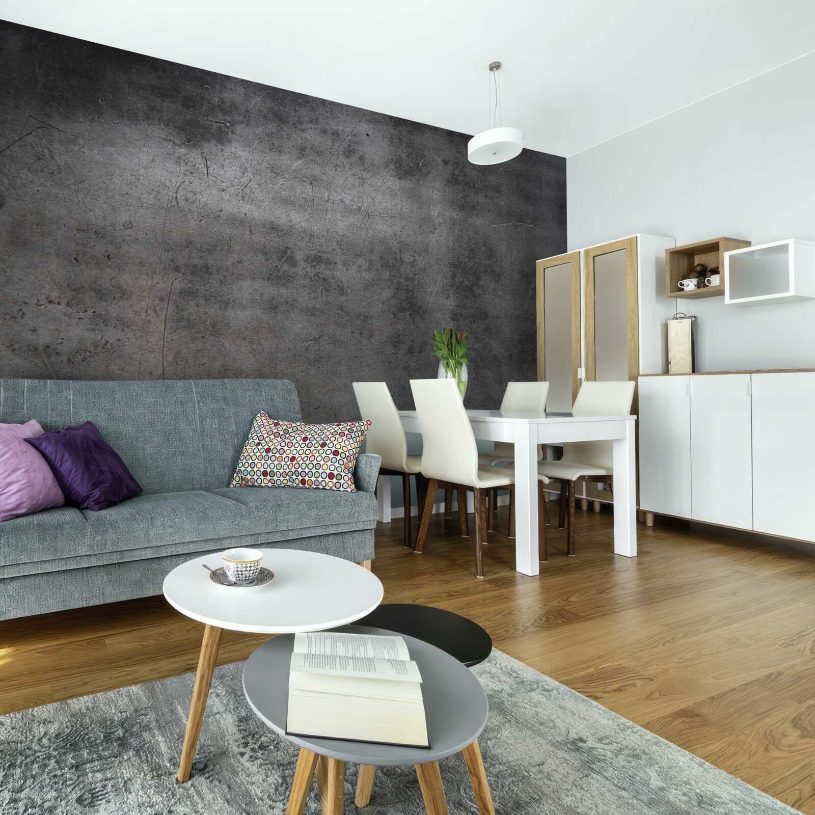 Fototapeta metaliczny grunge w ciemnych kolorach