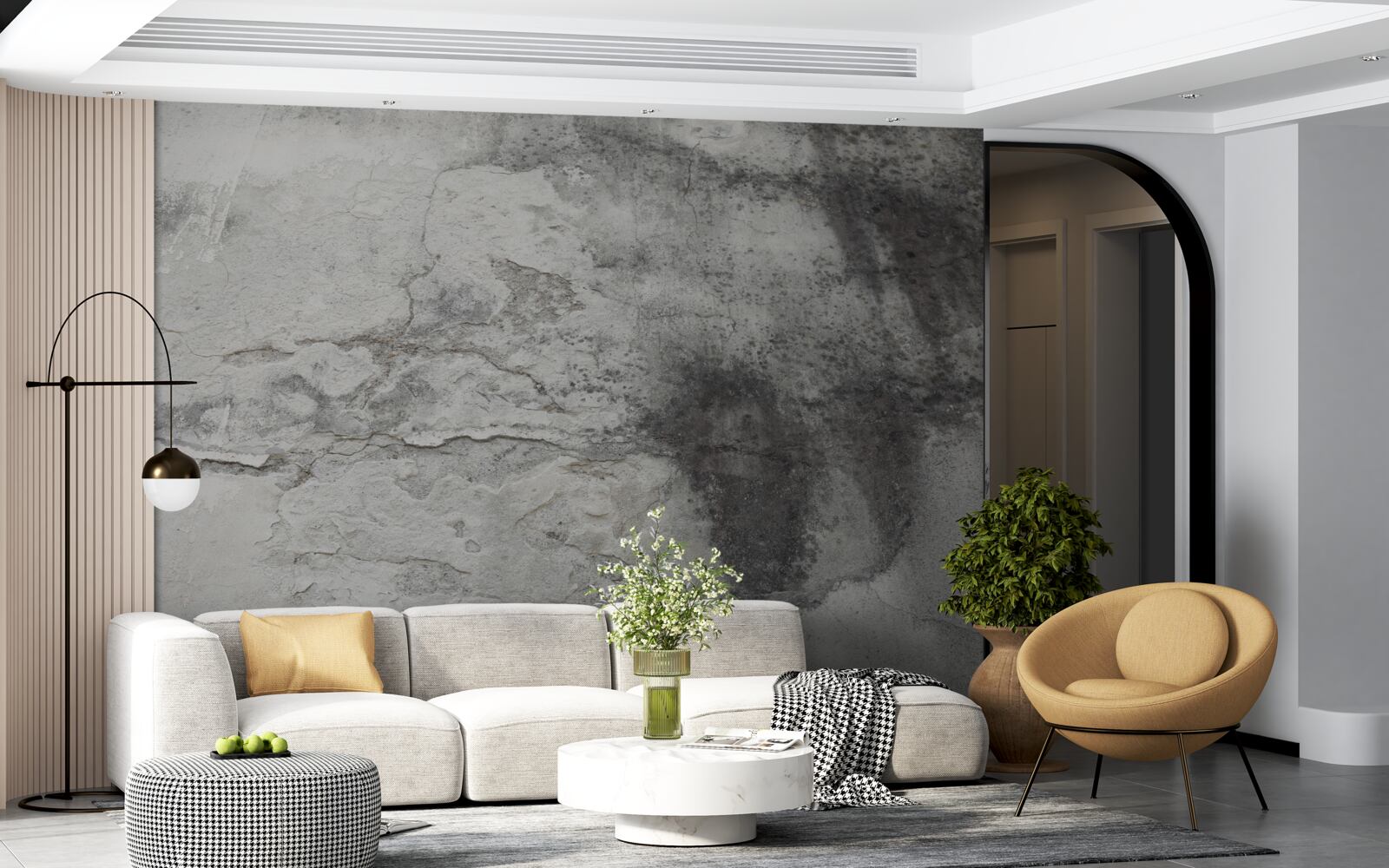 Fototapeta struktura w odcieniach popiołu