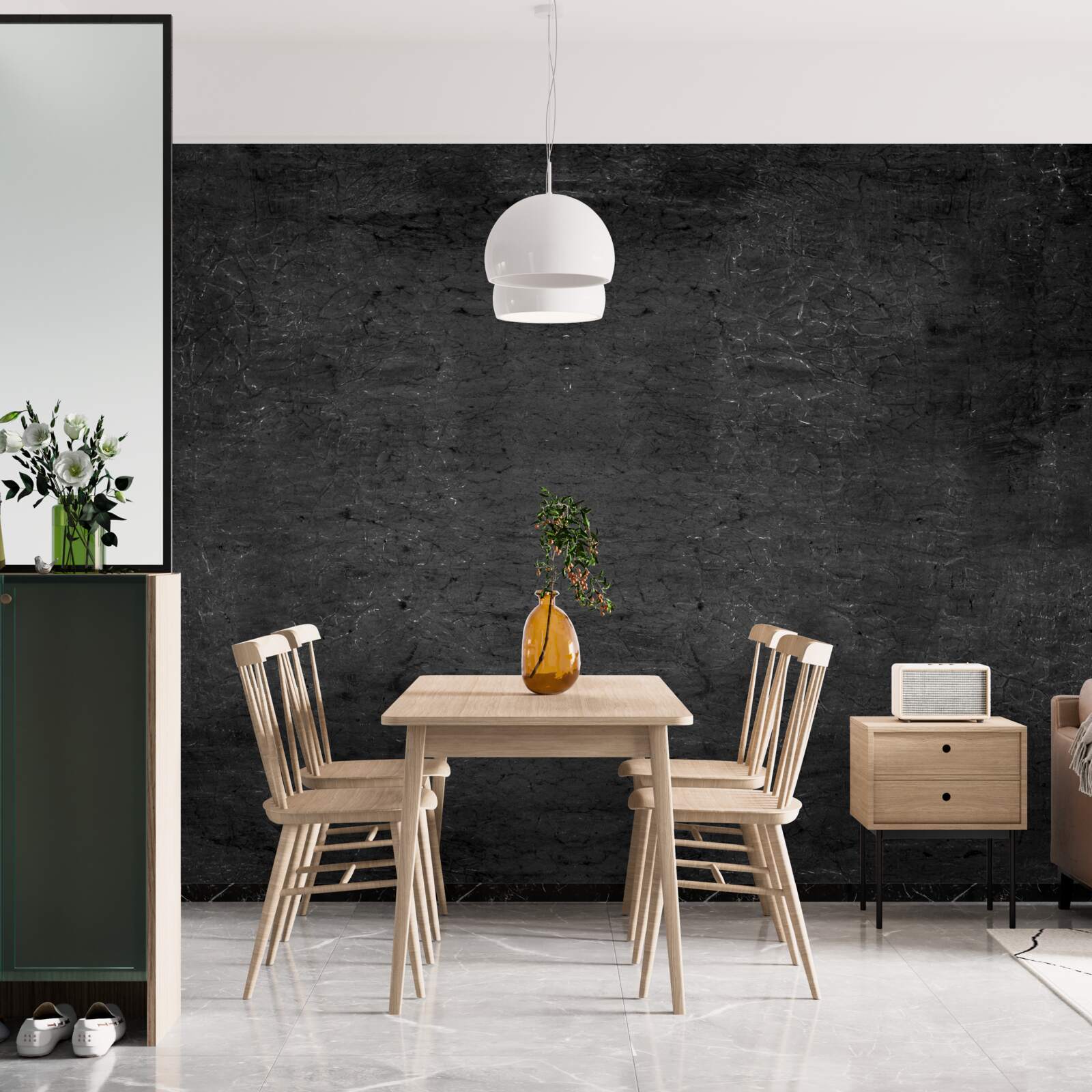 Fototapeta ciemna cementowa ściana