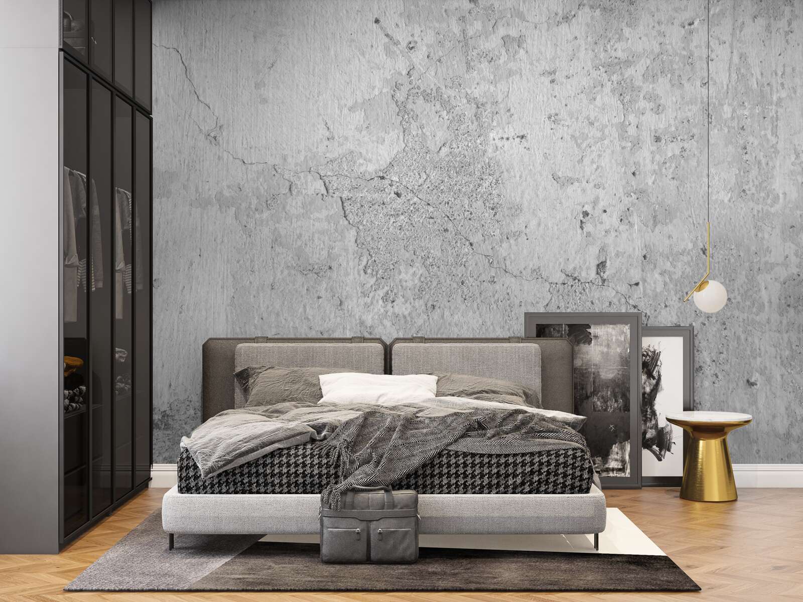 Fototapeta cement jest szary i pokryty zadrapaniami