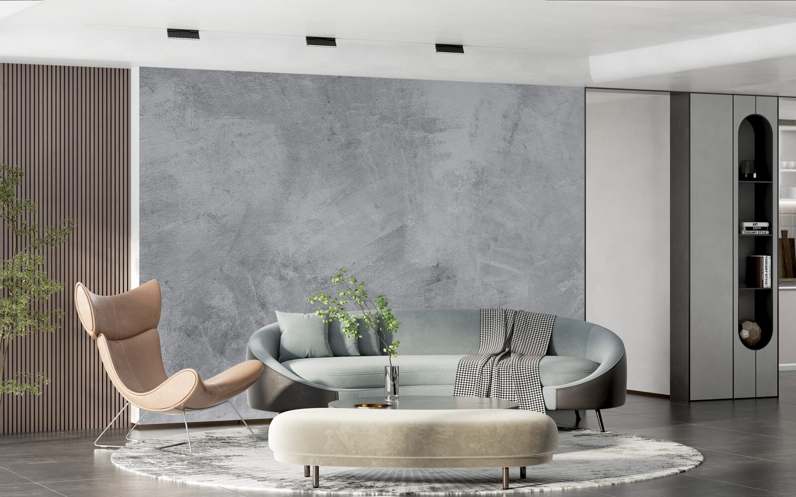 Fototapeta Ściana w stylu loftu wykonana z gipsu