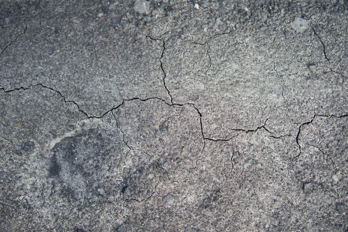 Fototapeta stan wysuszonej gleby