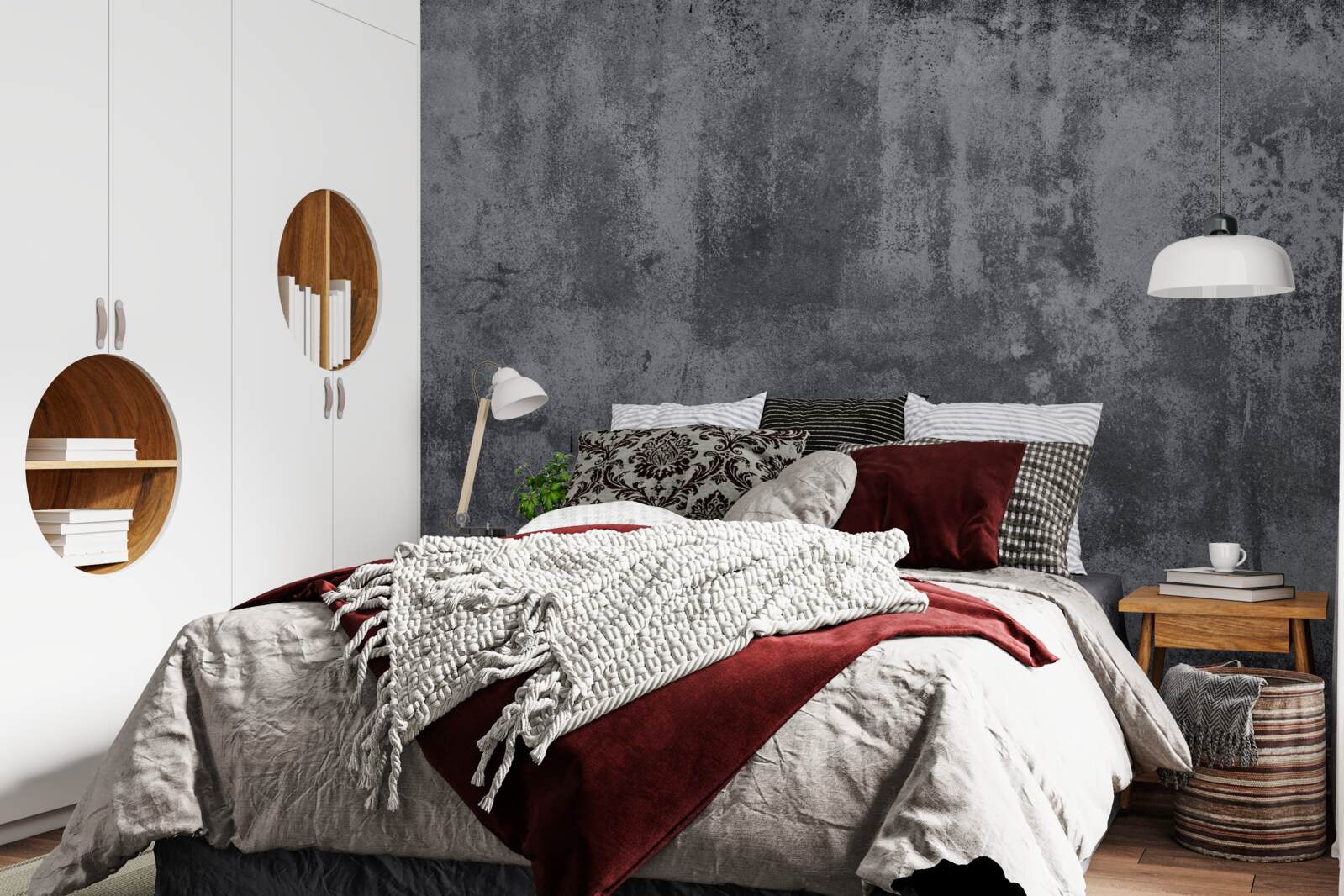 Fototapeta tekstura ściany jest wyjątkowo ciemna