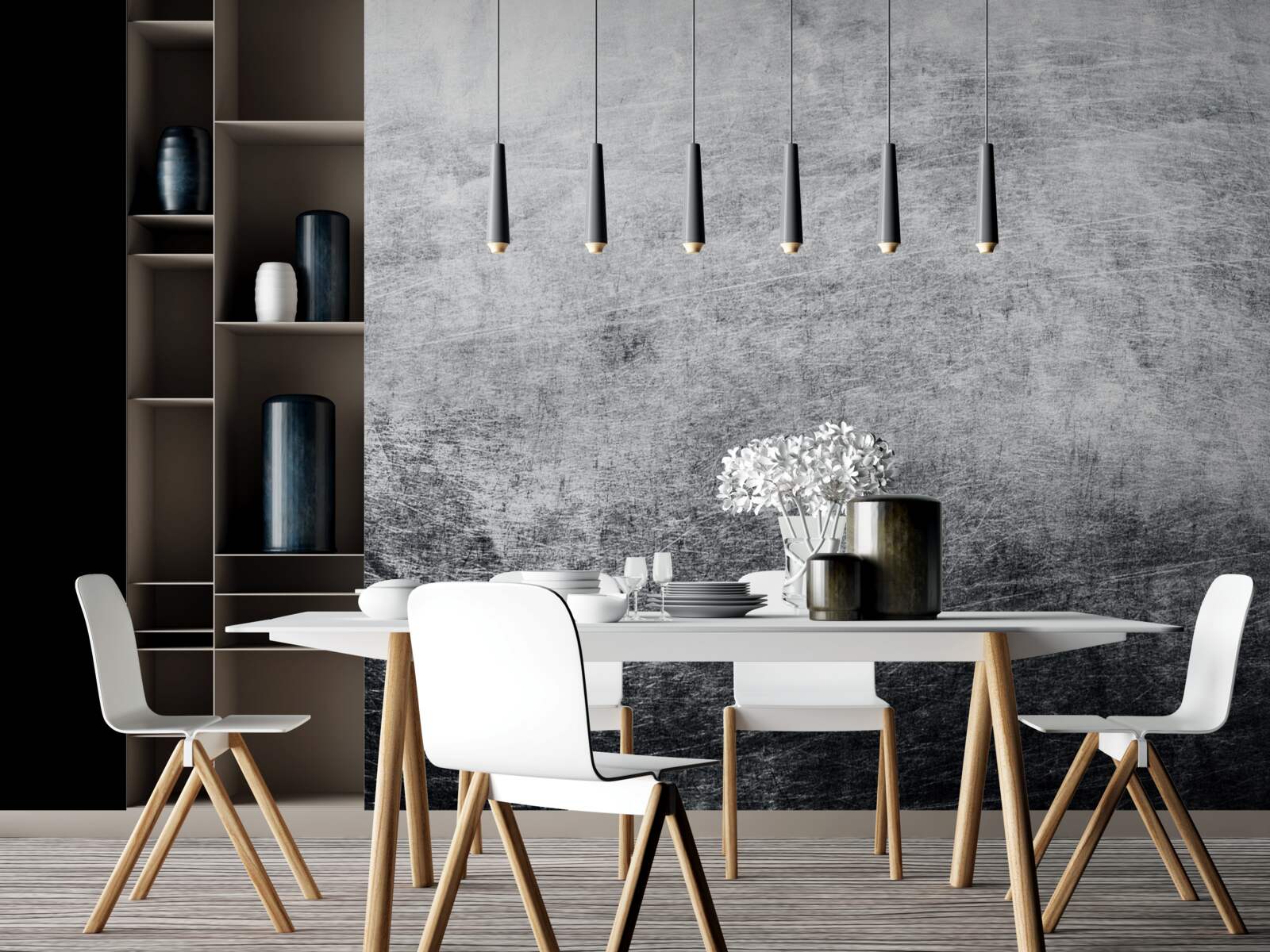 Fototapeta problematyczna szara ściana