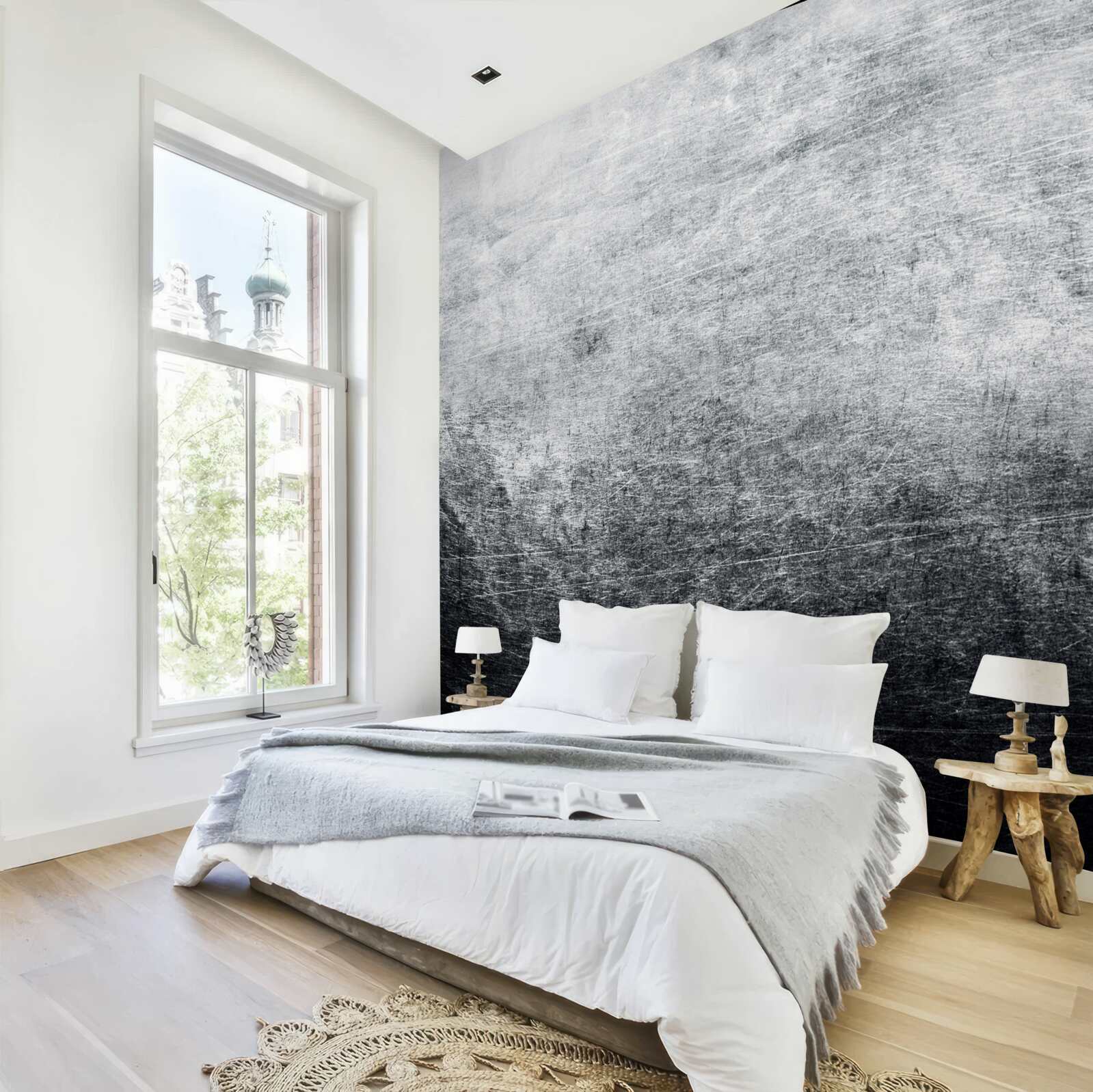 Fototapeta problematyczna szara ściana