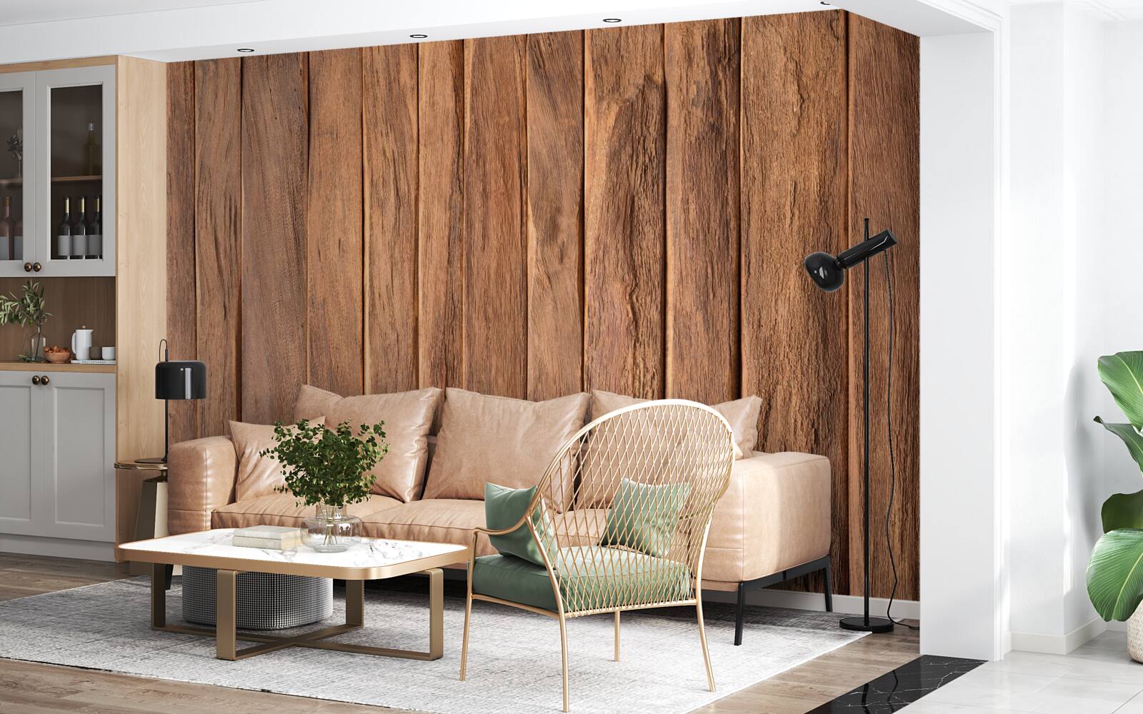 Fototapeta teksturowana deska drewniana