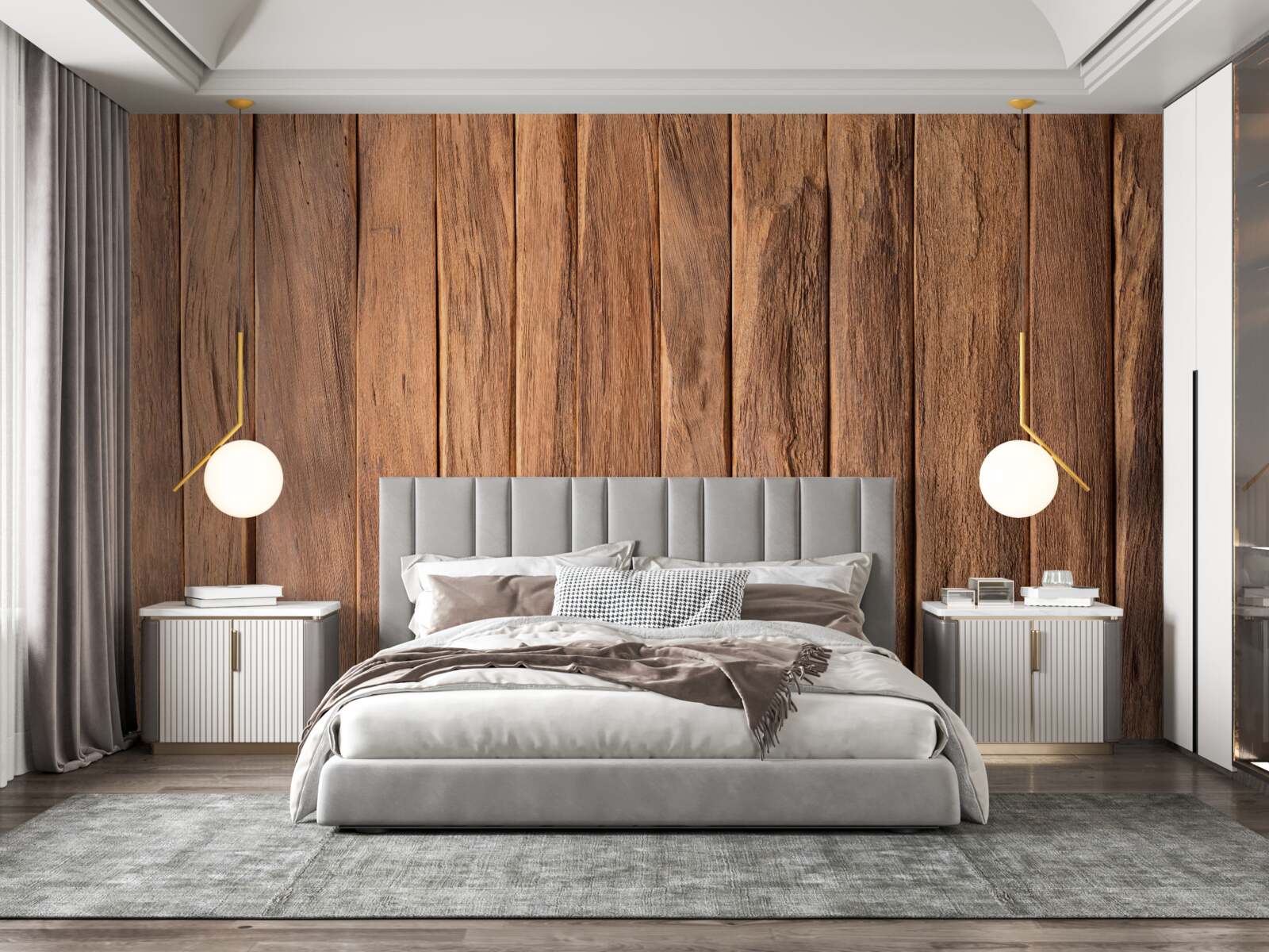 Fototapeta teksturowana deska drewniana