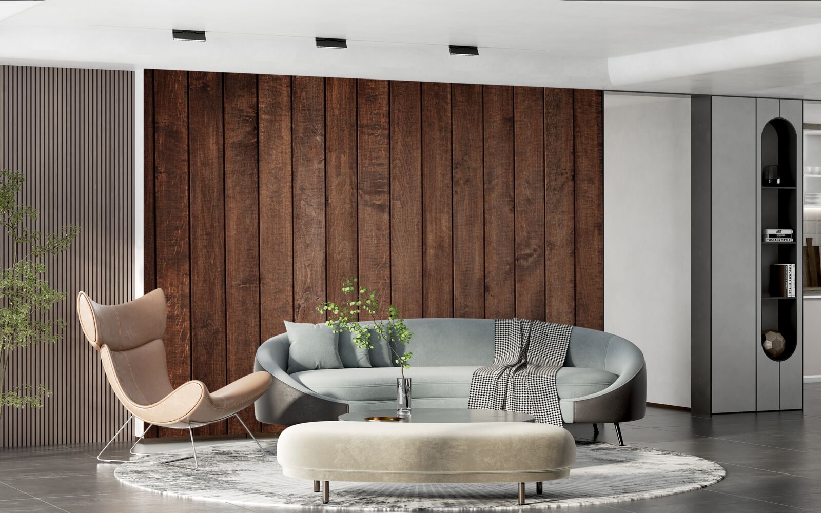 Fototapeta deska parkietowa ma atrakcyjny ciemnobrązowy odcień