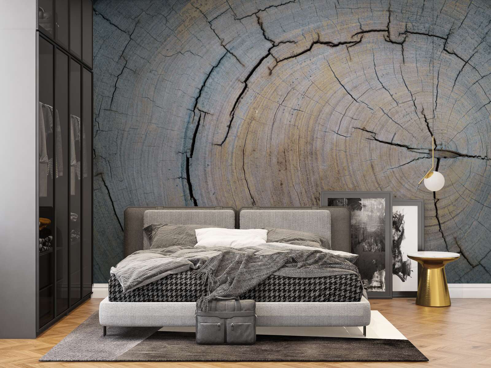 Fototapeta szczegółowy widok pnia drzewa