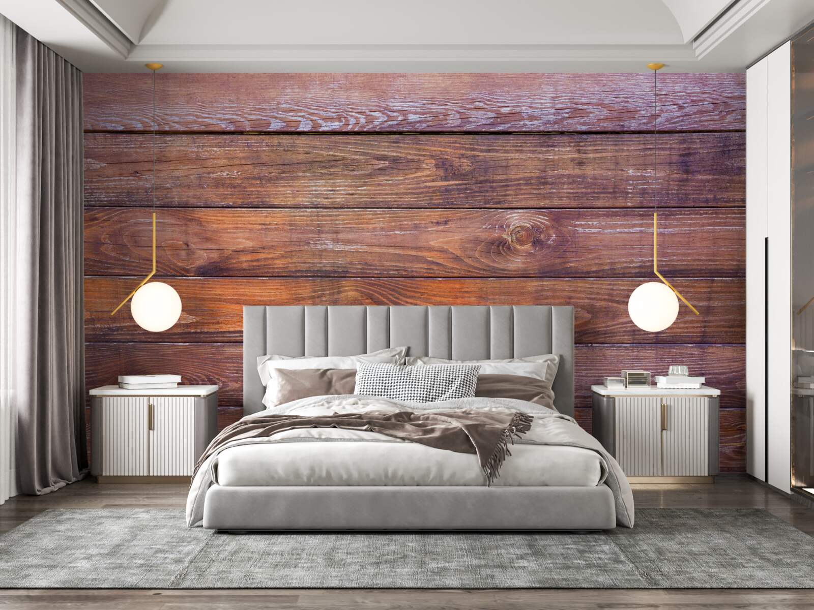 Fototapeta struktura desek drewnianych