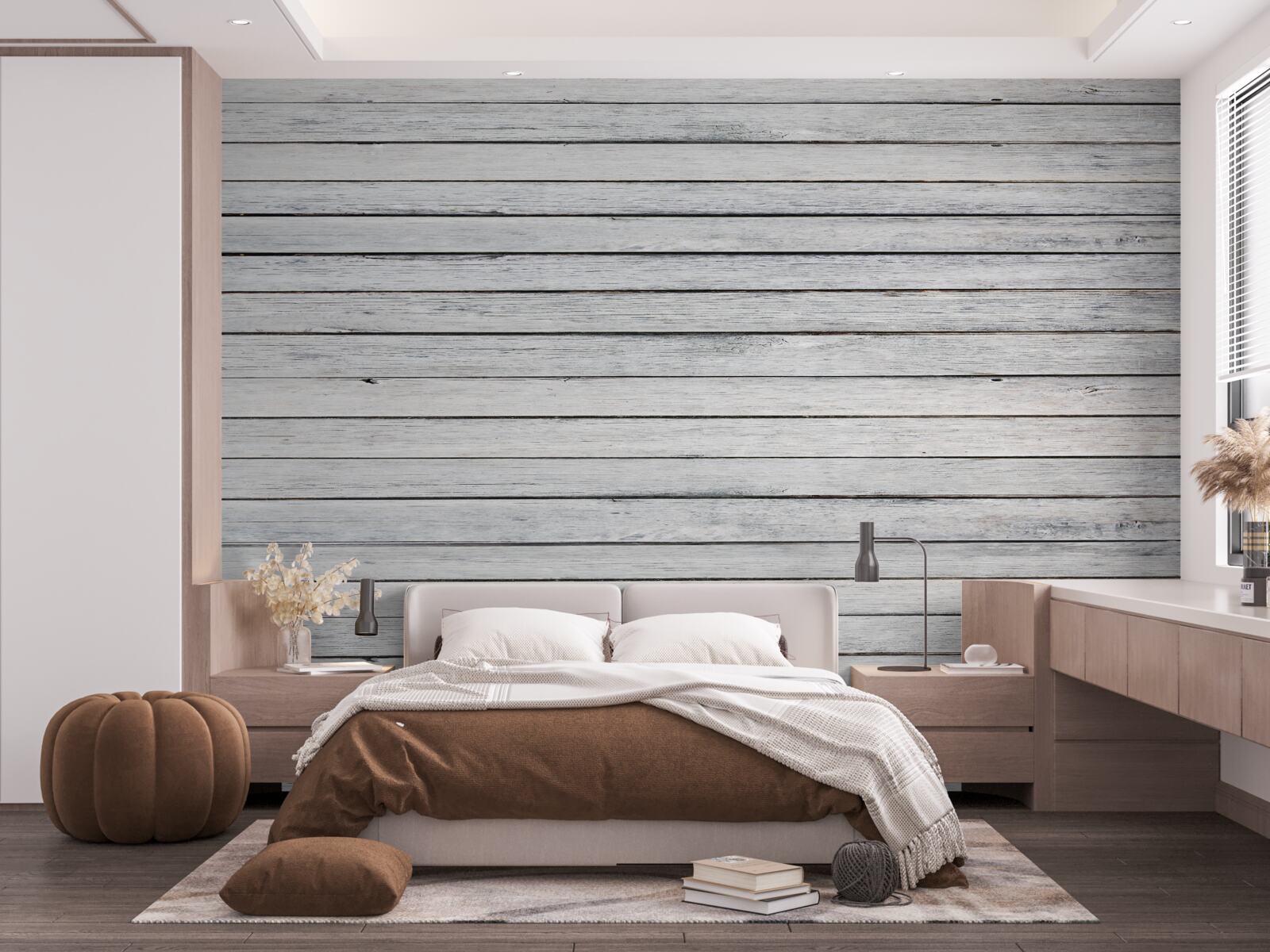 Fototapeta wąskie, drzewiaste patyczki w kolorze szarym