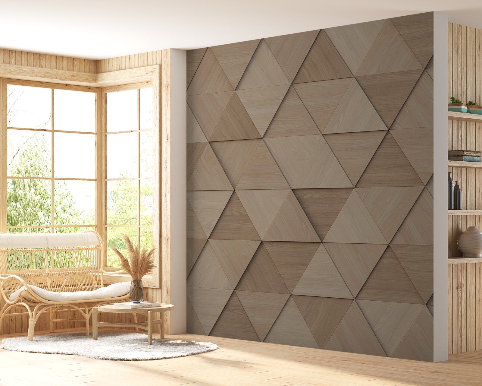 Fototapeta dekoracyjny drewniany panel do ścian