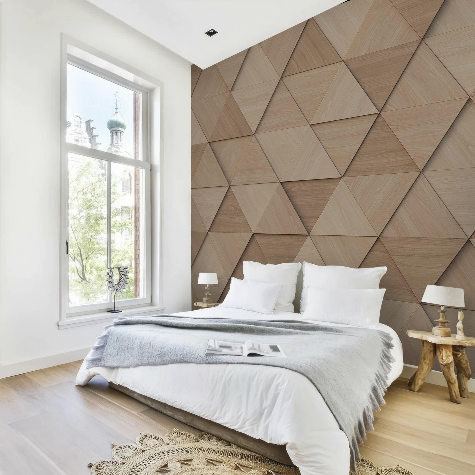 Fototapeta dekoracyjny drewniany panel do ścian