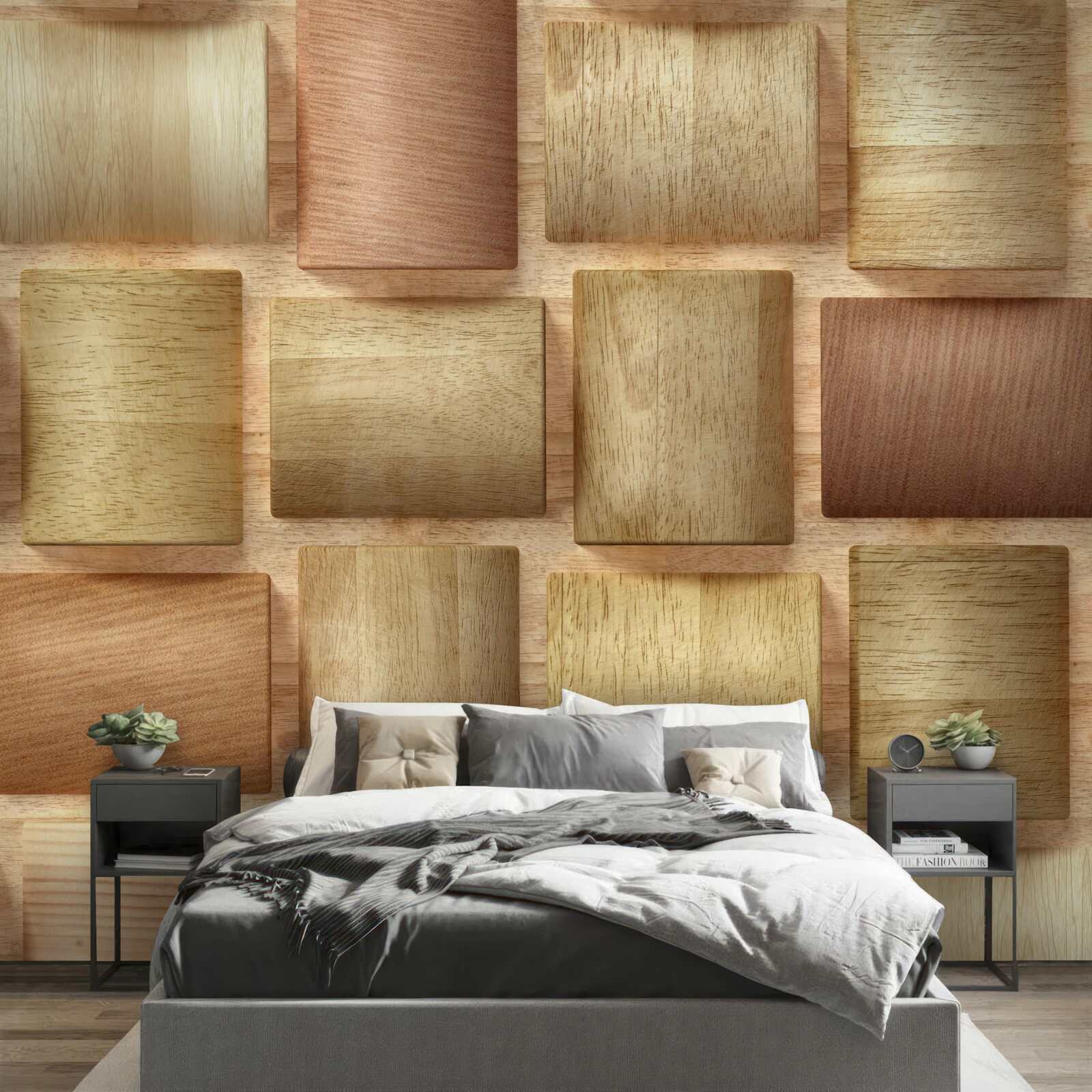 Fototapeta wielokolorowe drewniane kostki