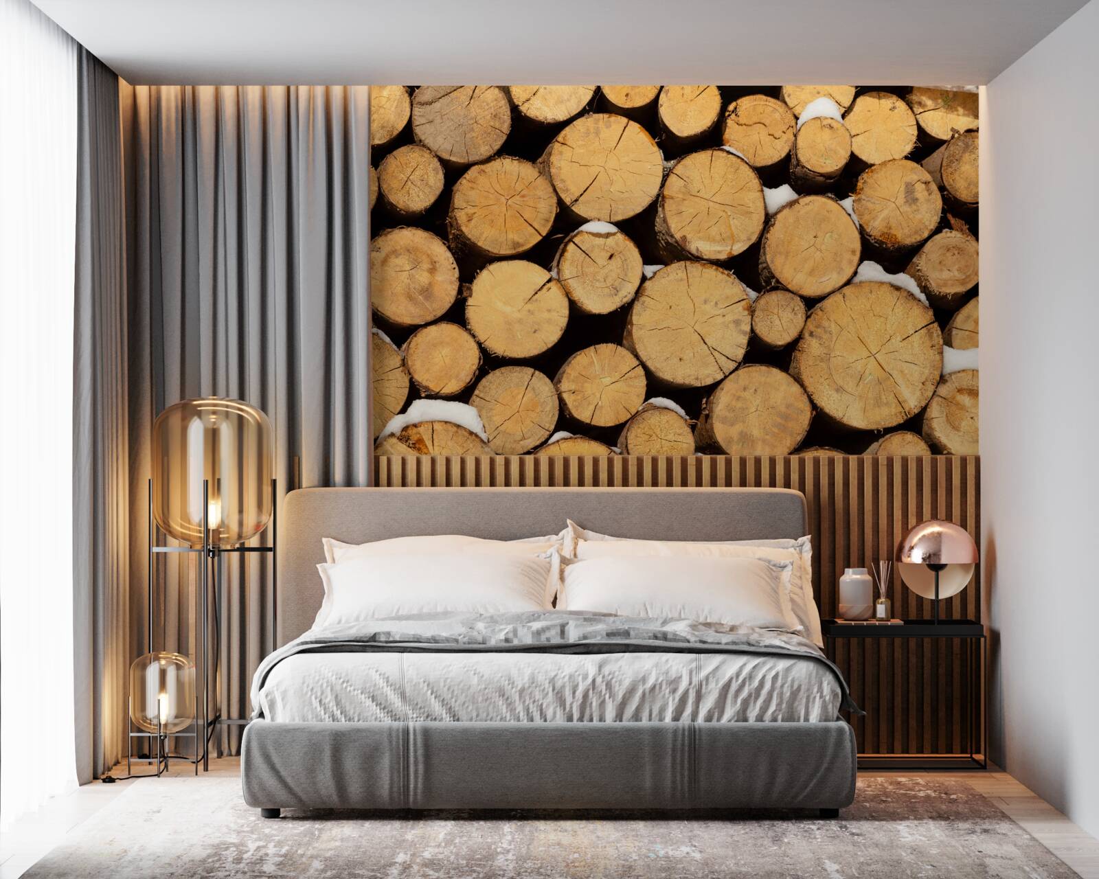 Fototapeta ostrożne wycinanie drzew