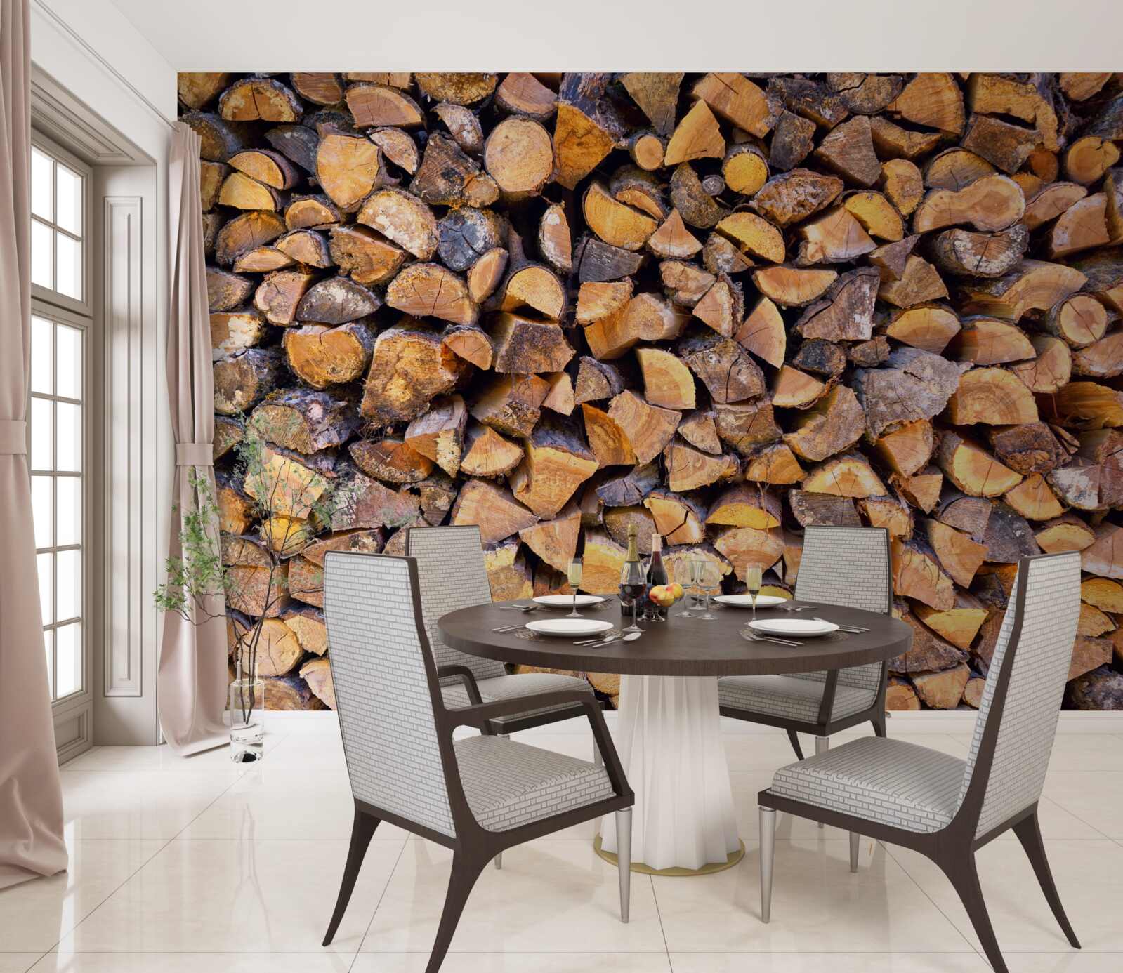 Fototapeta fragmenty pni drzew