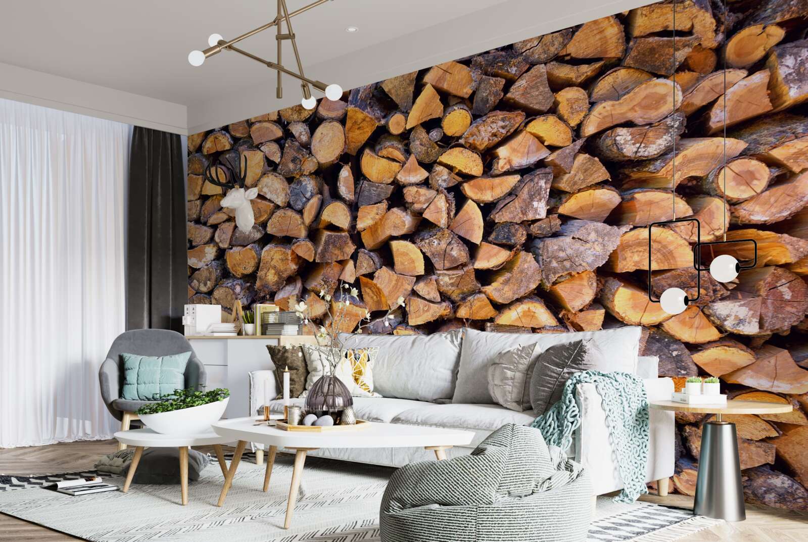 Fototapeta fragmenty pni drzew