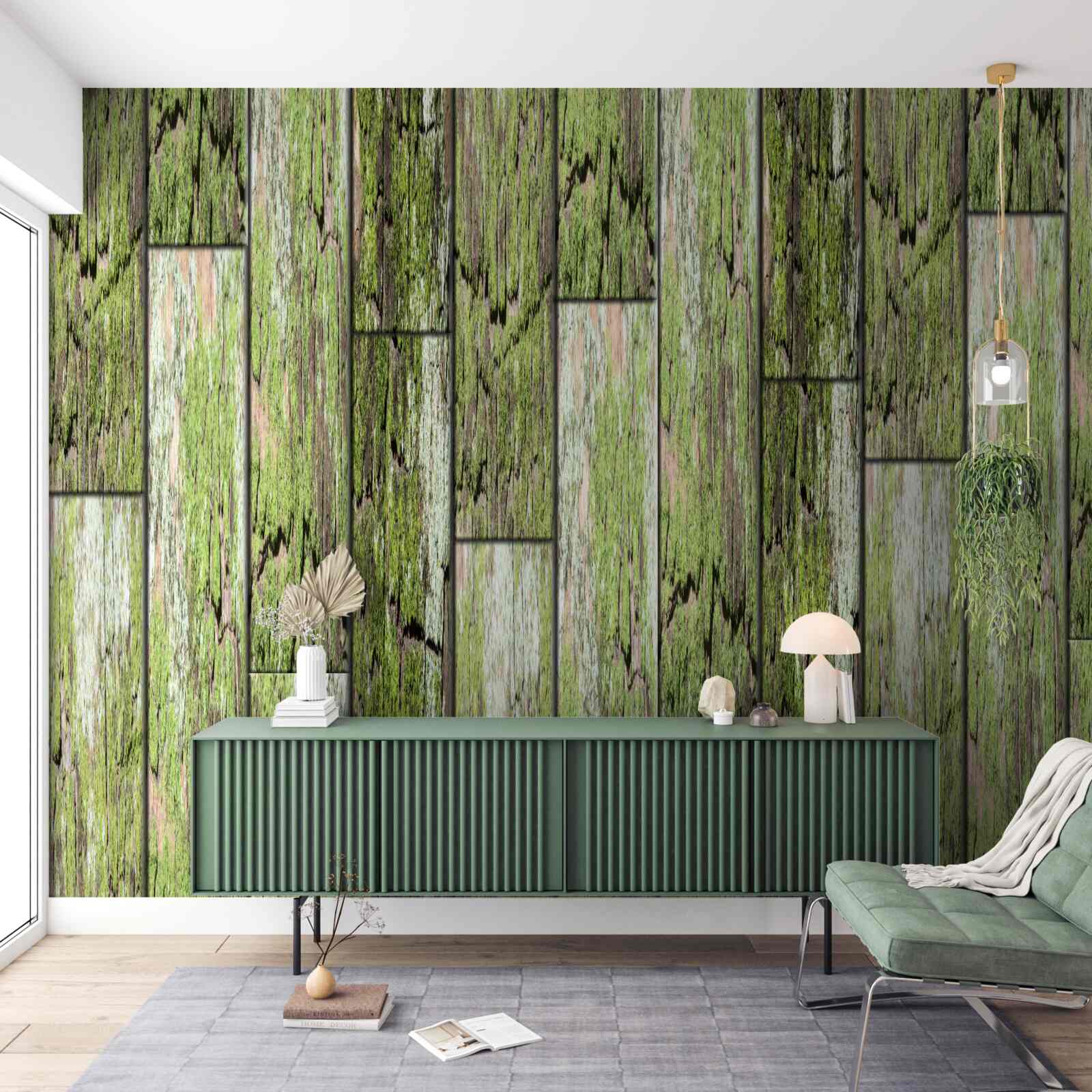 Fototapeta zabytkowa, malowana stolarka