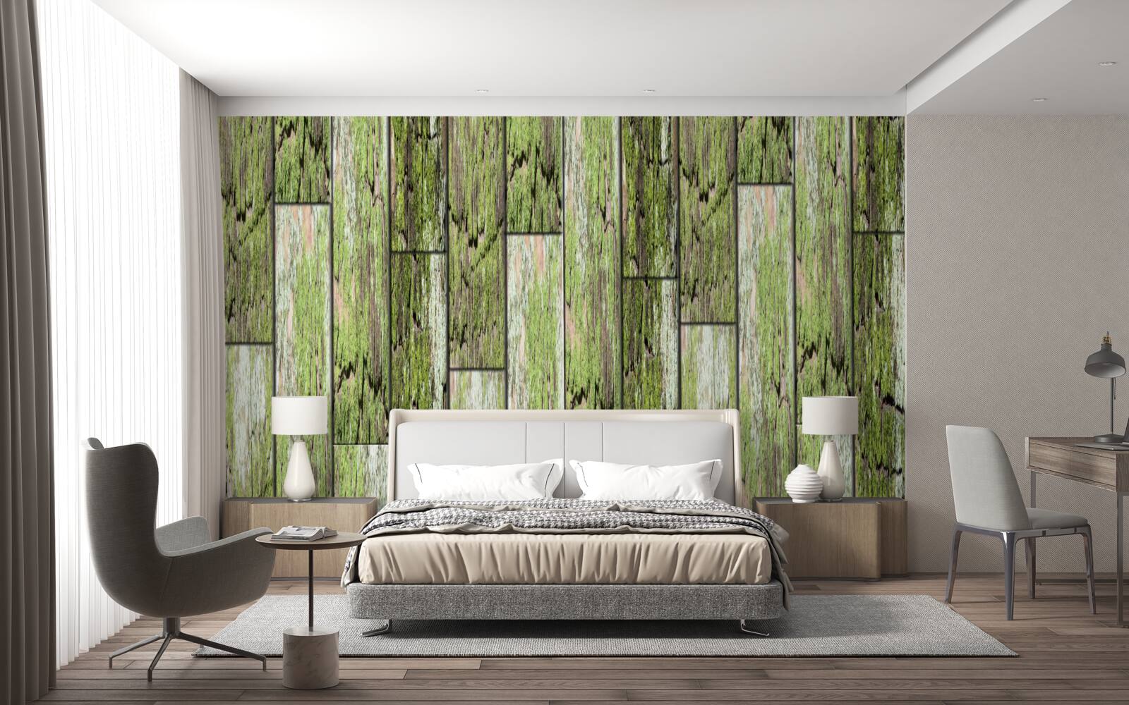 Fototapeta zabytkowa, malowana stolarka