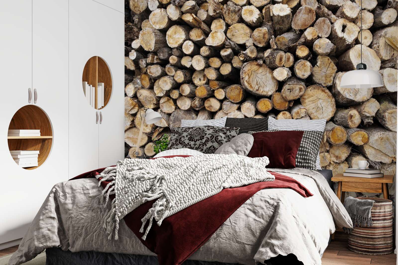 Fototapeta wyciętych drzew jest bardzo dużo