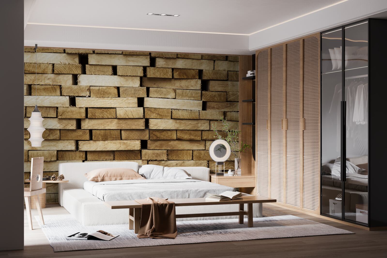 Fototapeta mur z kostki brukowej